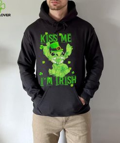 Leprechaun Stitch kiss me I’m Irish St. Patrick’s day hoodie, sweater, longsleeve, shirt v-neck, t-shirt