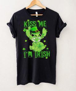 Leprechaun Stitch kiss me I’m Irish St. Patrick’s day hoodie, sweater, longsleeve, shirt v-neck, t-shirt