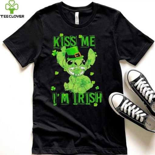 Leprechaun Stitch kiss me I’m Irish St. Patrick’s day hoodie, sweater, longsleeve, shirt v-neck, t-shirt