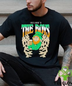 Leprechaun drinking Ireland’s The Boys shirt