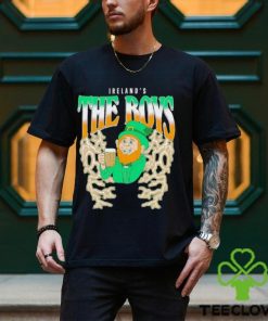 Leprechaun drinking Ireland’s The Boys shirt