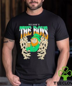 Leprechaun drinking Ireland’s The Boys shirt