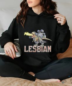 Lesbian mech dinosaur shirt