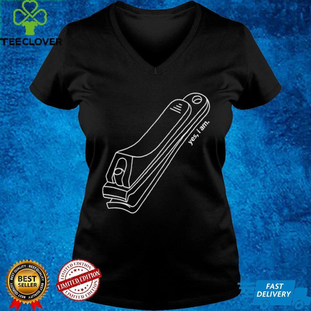 Lesbians with nail clippers yes I am shirt Lesbians with nail clippers yes I am shirt