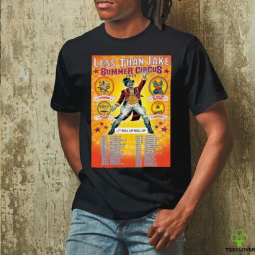 Less Than Jake Summer Circus Tour 2025 T shirts