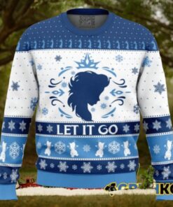 Let It Go Elsa Frozen Ugly Christmas Sweater