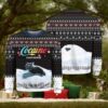 Bigfoot Golfing Ugly Christmas Sweater