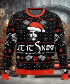 Let It Snow Game of Thrones Ugly Christmas Sweater