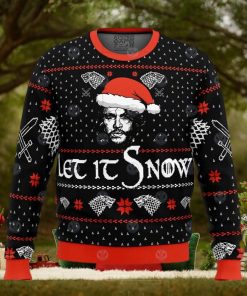 Let It Snow Game of Thrones Ugly Christmas Sweater