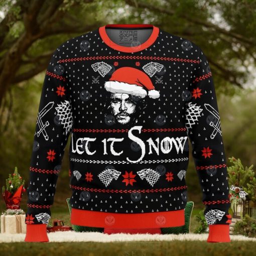Let It Snow Game of Thrones Ugly Christmas Sweater