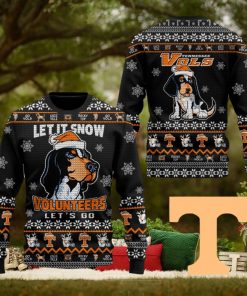 Let It Snow Volunteers Vols Let’s Go Rocky Top Ugly Christmas Sweater