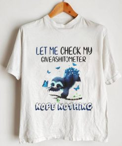 Let Me Check My Giveashitometer Sloth Shirt