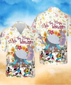 Let The Magic Blossom Disney Epcot Flower And Garden Festival Hawaiian Shirt
