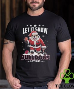 Let it snow georgia bulldogs let’s go 2023 merry christmas Shirt