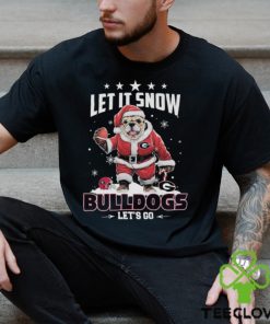 Let it snow georgia bulldogs let’s go 2023 merry christmas Shirt