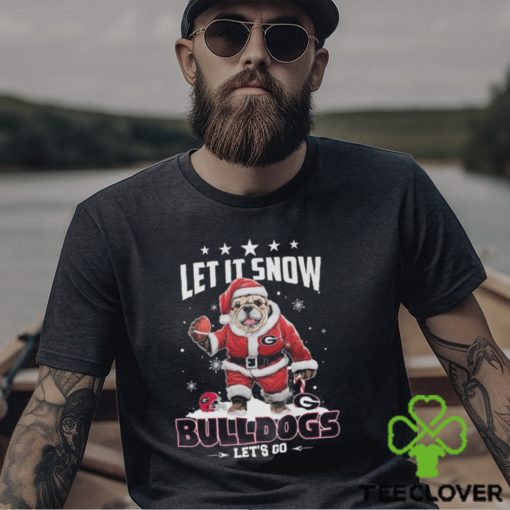 Let it snow georgia bulldogs let’s go 2023 merry christmas Shirt