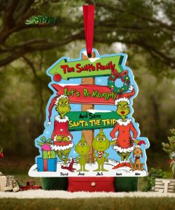 Let’s Be Naughty And Save Santa The Trip, Personalized Ornament, Christmas Gift