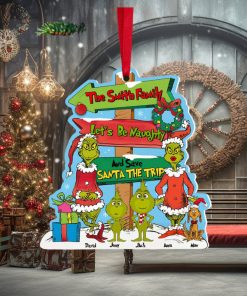 Let’s Be Naughty And Save Santa The Trip, Personalized Ornament, Christmas Gift