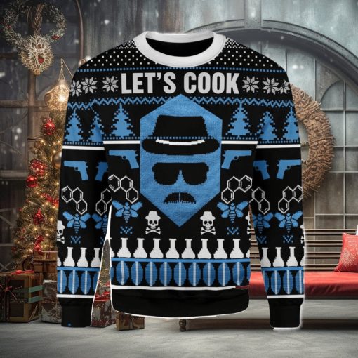 Let’s Cook Ugly Christmas Sweater Xmas Gift Men And Women Christmas Sweater