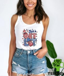 Let's Get Lit 4th of July T Shirt