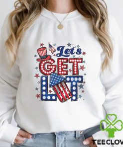 Let's Get Lit 4th of July T Shirt