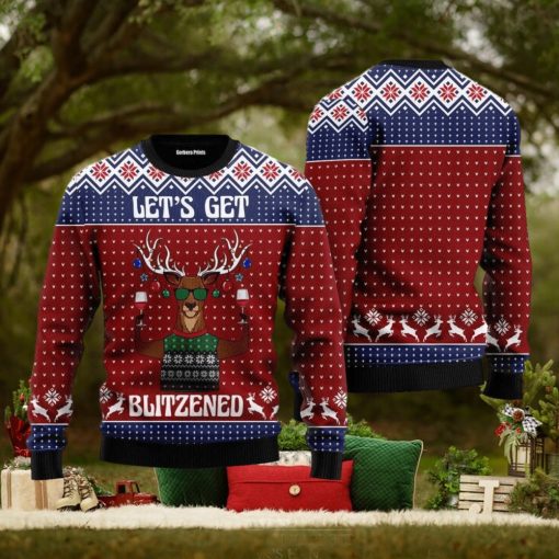 Let’s Get Slouchy Ugly Christmas Sweater For Men And Women