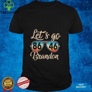 Lets Go Brandon 8646 Retro American Flag Impeach Biden Shirt