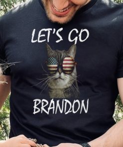 Let's Go Brandon Funny Cat With Usa Flag T Shirt Essential T Shirt 1 Let's Go Brandon Funny Cat With Usa Flag T Shirt Essential T Shirt