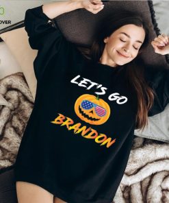 Let’s Go Brandon Pumpkin Sunglasses Halloween TShirt