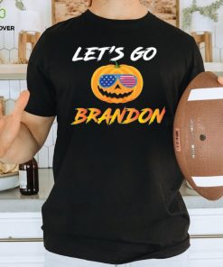 Let’s Go Brandon Pumpkin Sunglasses Halloween TShirt