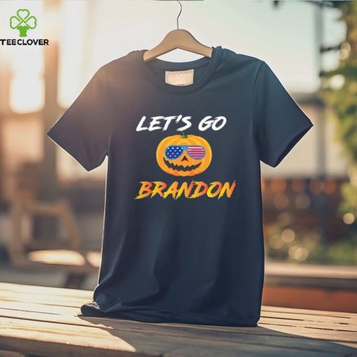 Let’s Go Brandon Pumpkin Sunglasses Halloween TShirt