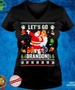 Lets Go Brandon Santa Claus shirt hoodie, sweat shirt