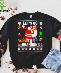 Lets Go Brandon Santa Claus shirt hoodie, sweat shirt