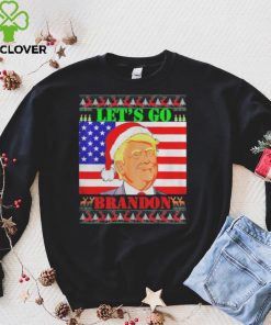 Let’s Go Brandon Trump Ugly Christmas Sweater Usa Flag T Shirt