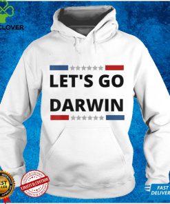 Lets Go Darwin Funny Sarcastic US Flag vintage T Shirt tee