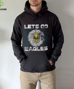 Lets Go Eagles Washed And Worn Look Philadelphia Eagles T Shirt