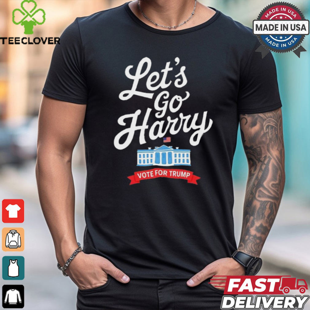 Lets Go Harry Vote For Trump American Flag Shirt Lets Go Harry Vote For Trump American Flag Shirt