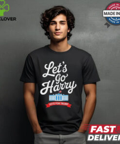 Lets Go Harry Vote For Trump American Flag Shirt