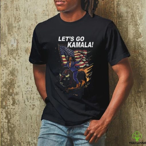 Let’s Go Kamala Harris Bull Riding Shirt