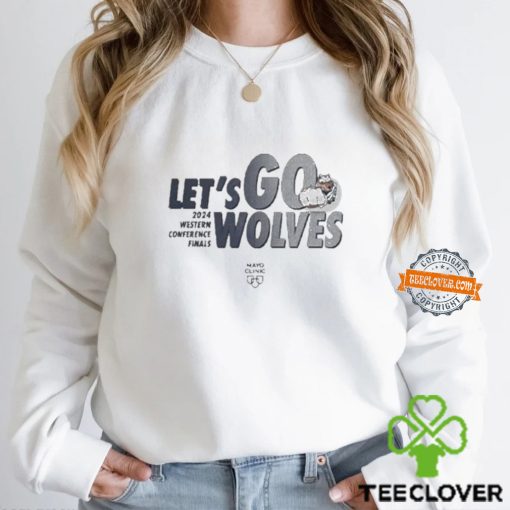 Let’s Go Wolves 2024 Western Conference Finals Shirt