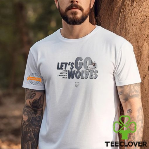 Let’s Go Wolves 2024 Western Conference Finals Shirt