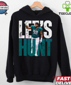 Lets Hunt Eagles Jalen Carter Super Bowl Lix shirt
