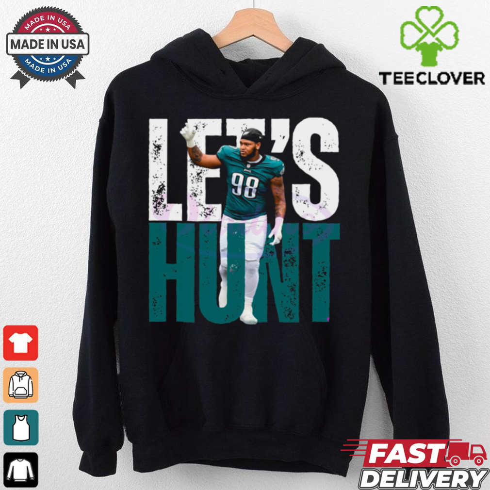Lets Hunt Eagles Jalen Carter Super Bowl Lix shirt Lets Hunt Eagles Jalen Carter Super Bowl Lix shirt
