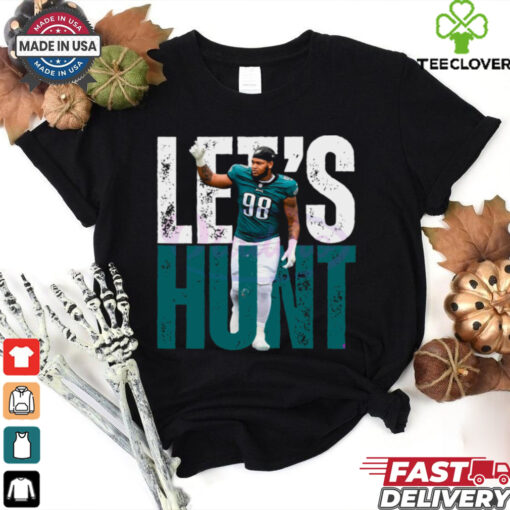 Lets Hunt Eagles Jalen Carter Super Bowl Lix shirt