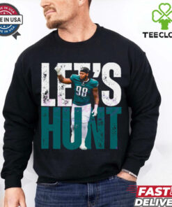 Lets Hunt Eagles Jalen Carter Super Bowl Lix shirt