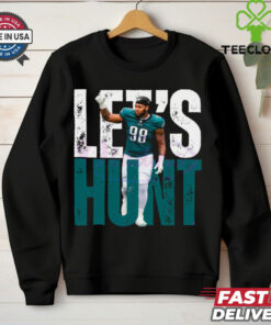 Lets Hunt Eagles Jalen Carter Super Bowl Lix shirt