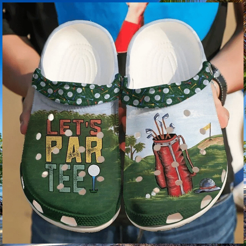 Lets ParTee Theme Perfectly Captured on Classic Golf Clog Footwear Lets ParTee Theme Perfectly Captured on Classic Golf Clog Footwear