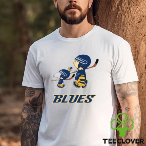 Let's Play St. Louis Blues Ice Hockey Snoopy NHL Shirt