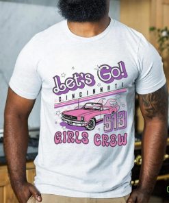 Let’s go Cincinnati girls crew 513 shirt