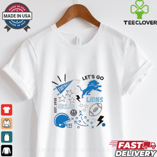 Let’s go Detroit Lions 313 football est 1930 shirt